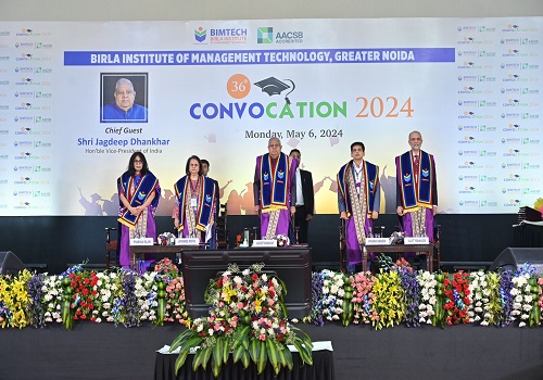 Vice-President of India Shri Jagdeep Dhankhar Inspires Graduates at BIMTECH`s 36th Convocation